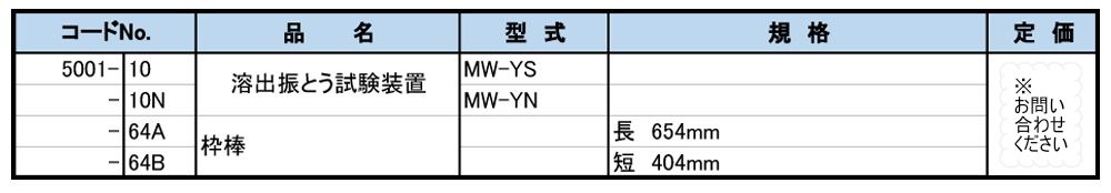 MW-YS インバーター制御(過負荷保護回路付）　溶出振とう試験装置（環境省告示型）