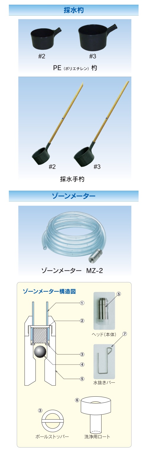 MZ-2 採水杓・ゾーンメーター