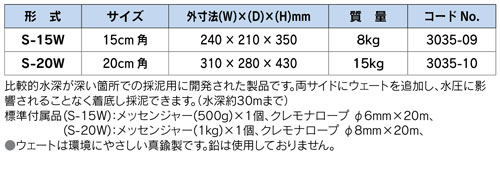 エクマンバージ採泥器